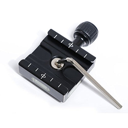 Aluminium 50mm Quick Release Plate QR Clamp Fits Arca-Swiss Standard for Tripod Ballhead