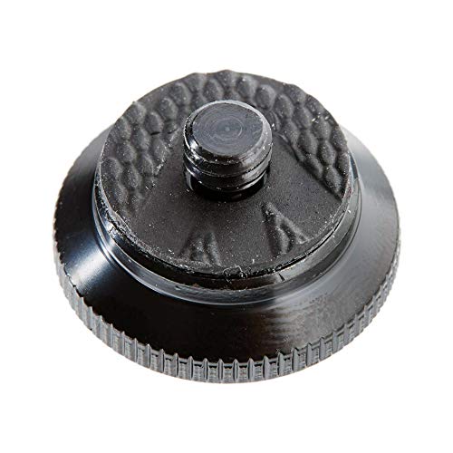 Manfrotto Compact Solid Aluminum Compact Quick Release Plate for Compact Action Tripod, Black (ROUND-PL)