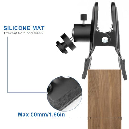 iTODOS 2 Pack Clip Clamp Mount for Blink Outdoor 4 (4th Gen)/(3rd Gen)/XT/XT2/Mini, Metal Holder, Camera Mount Attach Wherever You Like Without Tools - size: Blink Clamp Mount