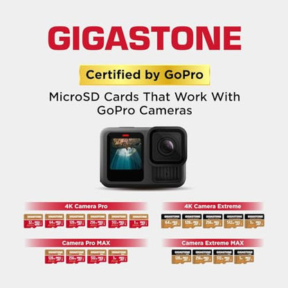 [5-Yrs Free Data Recovery] Gigastone 512GB Micro SD Card, 4K Camera Pro, A2 V30 UHS-I U3 C10, Up to 150/120MB/s, for Smartphone, GoPro, Action Cam, 4K UHD Video, with Adapter & USB-C Card Reader - color: 512GB 4K Camera Pro 1-Pack + USB C Card Reader