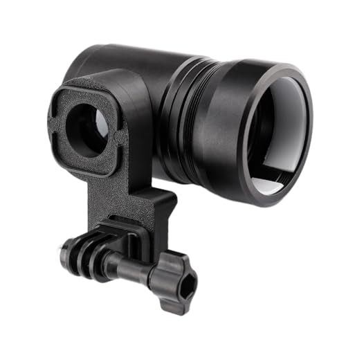 Scope Camera Adapter – Compatible with GoPro Hero 9/10/11/12 – Lightweight All-Aluminum Mount with Built-in Sunshade for Outdoor Shooting - size: GoPro Hero - Scope Camera Mount (Elite)