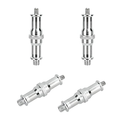 CAMVATE 1/4 to 3/8 Convertor Adapter Spigot Stud for Studio Light Stand | Ball Head, Wireless Flash Receiver, Trigger(4 Pieces)