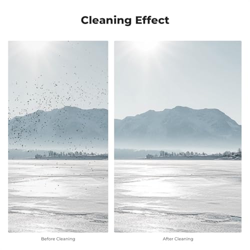 K&F CONCEPT 4-in-1 Camera Lens Cleaning Kit with Lens Cleaning Pen, Camera Air Blower, Microfiber Cleaning Cloth, Lens Cleaner Kit for Canon Nikon Pentax Sony DSLR Camera Lens Filter Cell Phones