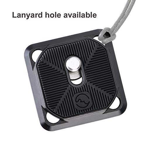 SUNWAY CP-39 39mm Arca Swiss Plate (2PCS) for DLSR Camera, Tripod Quick Release QR Plate