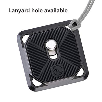 SUNWAY CP-39 39mm Arca Swiss Plate (2PCS) for DLSR Camera, Tripod Quick Release QR Plate