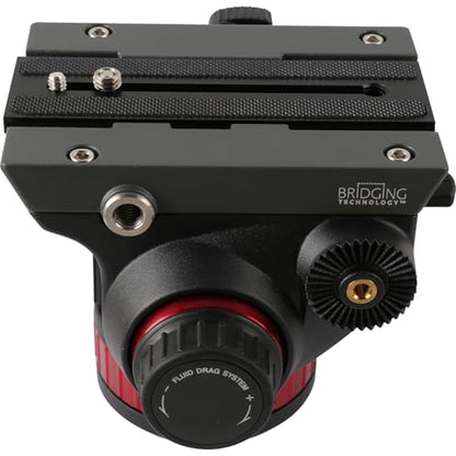 2pcs Quick Release Plate Tripod Mounting Plate for Camera Mount with 1/4 3/8 inch Screws Manfrotto MVH500AH 501HDV MVH502AH 503HDV 504 701HDV MH055M0-Q5 Innorel f60 Miliboo MYT802 RC5