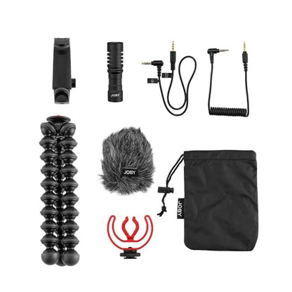 Joby - GorillaPod Creator Kit - Tripod, Mic and Light - All-in-One Vlogging Setup - style: GorillaPod Creator Kit
