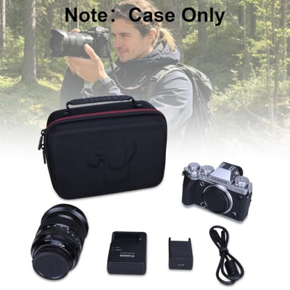 L LTGEM Case Compatible with Fujifilm X-T30 III/X-E5/X-M5/X-T5/X-T50/X-S20 Mirrorless Digital Camera, Lens and Accessories, Hard Travel Carrying Camera Case for Fujifilm X-T30 III