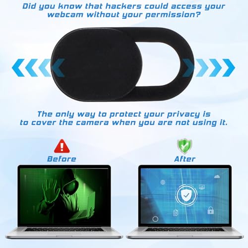 30Pcs Webcam Cover, Camera Privacy Cover Slide, Phone Laptop Camera Computer Cameras Covers Slide, Webcam Covers for Laptops Protect Your Privacy Security Fits Most Laptop, Desktop, Smartphone