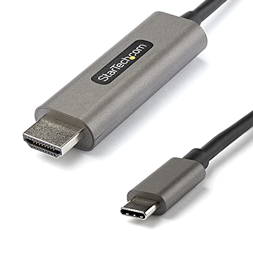 StarTech 6ft USB-C to HDMI 2.0 Adapter Cable, 4K 60Hz, HDR10 (CDP2HDMM2MH) - size: 6 ft