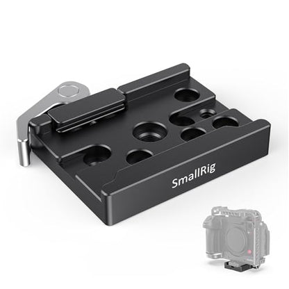 SmallRig Quick Release Mount Plate for Arca-Type, Baseplate Clamp with 1/4''-20 Threaded, 3/8''-16 Threaded and Lever - 2143B - style: Baseplate Clamp