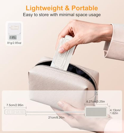 Gritin 2026 Gen 2 Book Light for Reading- 30 Eye Caring Full Spectrum LED | 5 Colors & 5 Brightness, Adjustable Wide/Narrow Beam, Upgrade 1500mAh Long-Lasting Rechargeable Clip on Light-White - color: White