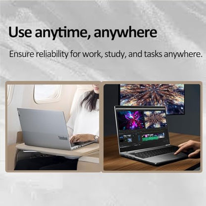 Lenovo ThinkBook 15 Business Laptop (15.6" FHD Anti-Glare, 40GB RAM, 1TB SSD, AMD Ryzen 7 5825U (> Intel i7-1255U)) Fingerprint, 1080p Webcam, Military Grade, Wi-Fi, Ethernet, Win 11 Pro w/Copilot - size: 40GB|1TB SSD, style: Ryzen 7