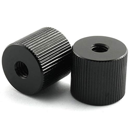 HJ Garden 2pcs 1/4"-20 Thread Tripod Nut Connection Mounts Nuts Articulating Arms Tripod Rigs Replacement Parts