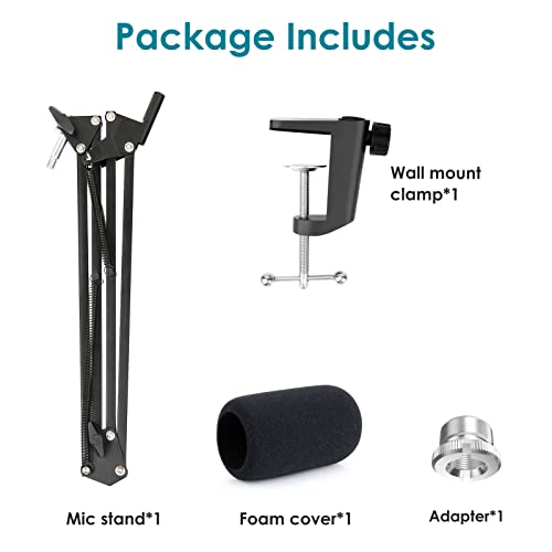 Mic Arm for HyperX DuoCast Microphone - Professional DuoCast Mic Boom Arm, Adjustable Scissor Mic Stand Compatible with HyperX DuoCast Microphone by YOUSHARES - color: HyperX DuoCast Arm