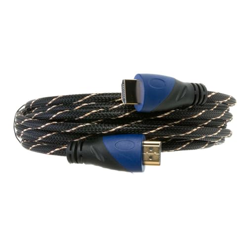 15FT HDMI Cable High-Speed 4K HDR 18Gbps Ethernet Audio Return Channel Gold-Plated 2.0 60Hz UHD ARC Universal Compatible With HDTV Projector, Gaming Console Laptop Home Theater (15FT, Multi-Colored) - color: Multi-Color, size: 15FT