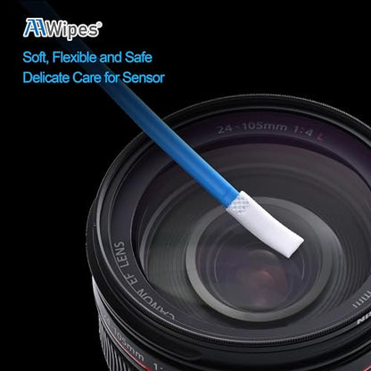 AAWipes Camera Sensor Cleaning Kit Sensor Lens Cleaner for Full Frame of DDR6 DSLR or SLR (6mm Sensor Cleaning Swabs) (HCS-6) (20) - size: Spot Clean - 6mm