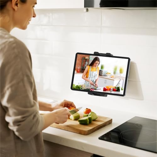 Urmust Tablet Wall Mount Ipad Holder, 4.7-15.6" | 360° Adjustable, iPad, Galaxy Tab, Sturdy Aluminum, For Home, Office & Public Spaces - size: No Arm Pro-Up to 15.6"