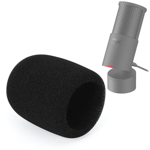 SoloCast 2 Pop Filter for HyperX SoloCast 2 and 1 - Foam Mic Covers Windscreen Suitable for SoloCast 2 Microphone and SoloCast Mic for Filter Ambient and Breathing Winds by YOUSHARES - color: SoloCast 2 pop filter