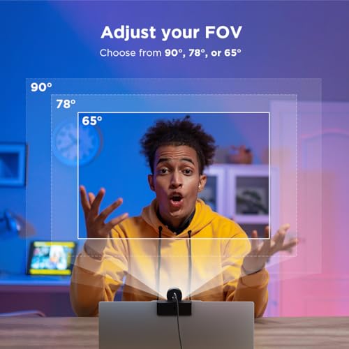 Lenovo 4K Pro Webcam, AI Noise Cancellation and Enhanced Image Quality, 4K Resolution, 4X Digital Zoom, Physical Privacy Shutter, Auto Light Adjustment, Directional Microphone, Teams Certified, Black - style: 4K