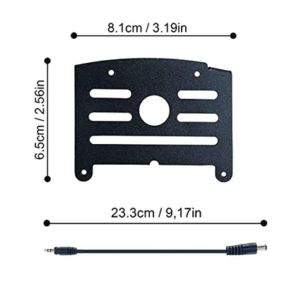 VOONOA Universal Backup Camera Bracket Adapter for Furrion Pre-Wired Mount Pre-Install Mounting Kit with Pig Tail Wire Plug for RVs Camper 5th Wheel Trailer