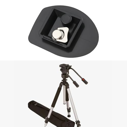 SING F LTD Tripod Quick Release Plate with 1/4" Mounting Screw 27x27mm Compatible with Amazon Basics Lightweight 50-Inch Tripod