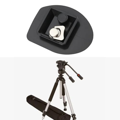 SING F LTD Tripod Quick Release Plate with 1/4" Mounting Screw 27x27mm Compatible with Amazon Basics Lightweight 50-Inch Tripod