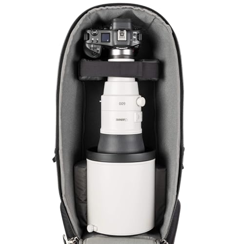 Think Tank BackLight Long Lens Backpack for Cameras with Super Telephoto Lenses - Slate Black - color: Slate Black, size: Long Lens