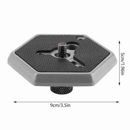 Quick Release Plate 030 14 Hexagonal Quick Release Plates 3049 1/4" Screw for 030-14 Rc0 3063 Photo Studio Acces