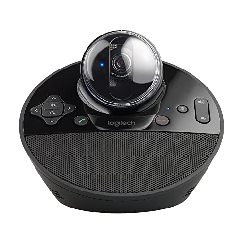 Logitech BCC950 Desktop Conferencing Solution, Full HD 1080p B23 Calling, Hi-Definition Webcam, Speakerphone with Noise-Reducing Mic, for Skype, WebEx, Zoom PC/Mac/Laptop/MacBook - Black
