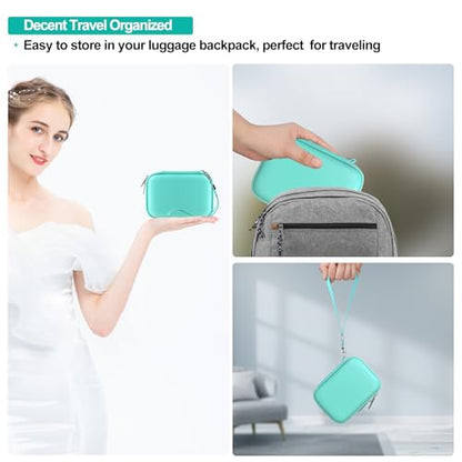 Elonbo Carrying Case for Canon PowerShot ELPH 360 HS A/ 360 HS/ 360/ IXY 650 Digital Camera, Canon PowerShot ELPH 330/190/160/115/130/110 Camera Hard Travel Bag, Mesh Pocket fits Battery Cable, Green - color: Green