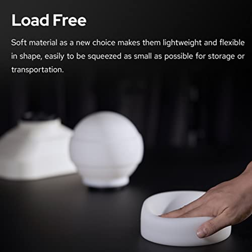 Godox ML-CD15 Flash Diffuser w/3 adapters, Diffusion Dome Light Modifier | for Godox V1S V1C V1N V1F V1O V860III V860II V850III TT685II TT600 TT685 AD200 AD200PRO AD300PRO AD400PRO ML30 ML60 ML60BI