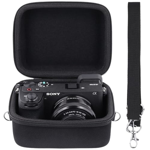 Aenllosi Hard Carrying Case for Sony Alpha a6000 / a6300 / a6400 / a6500 / a6600/ a6700 Fit 16-50mm Lens Camera (Case Only) - size: for Sony Alpha a6700 Fit 16-50mm Lens