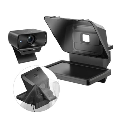 Elgato Prompter Camera Set - Premium Teleprompter with Full HD Webcam, HDR Enabled, Perfect for Streaming, Presenting, Video Calls, Compatible with OBS, Zoom, Teams, and More, Works with PC/Mac