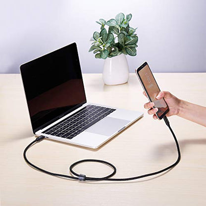 PRO Dual PD USB-C Compatible with GoPro Hero 7 Black Data Cable Gen4 USB-C 4.1 Thunderbolt 3/4 at 100W +10Gbps Speeds +HDMI Power Delivery (1.2M/4Ft)