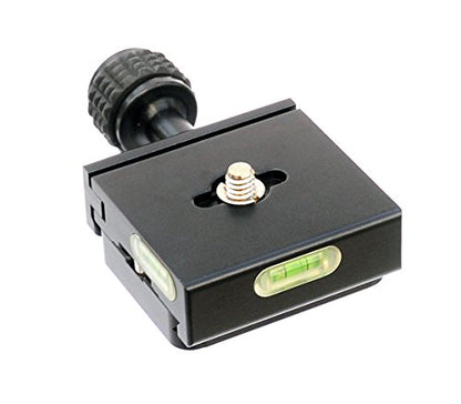 Fotasy 50mm Arca Swiss Type Clamp, Arca QR Clamp, 50 mm Arca Clamp, Arca Swiss Clamp, Quick Release Plate Clamp, QR Clamp, Arca Tripod Mount Adapter, for Tripod Head Monohead, with 50mm Arca Plate, Cl50_PU50, Black