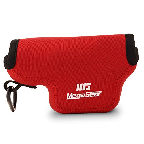 MegaGear Ultra Light Neoprene Camera Case Compatible with Leica D-Lux 7, D-Lux 8, D-Lux (Typ 109) - color: Red, size: One Size