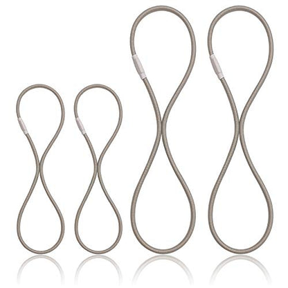 Universal Elastic Bands Replacement, Anti-Aging Rubber Ring for Microphone Shock Mount Holder Clamp Clip, Set of 4 (Gray) - color: Gray