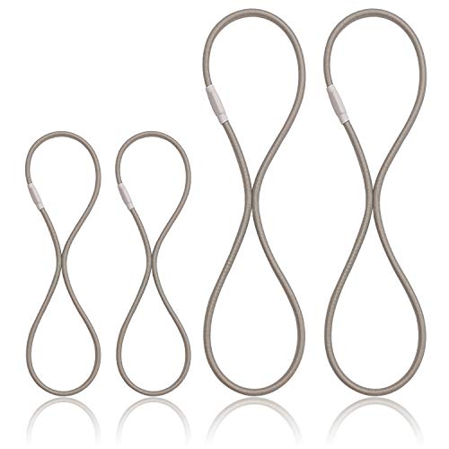 Universal Elastic Bands Replacement, Anti-Aging Rubber Ring for Microphone Shock Mount Holder Clamp Clip, Set of 4 (Gray) - color: Gray