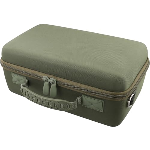 Camera Case Compatible with Canon EOS Rebel T7/T100/R50/R100/R5/R6 V//R6 Mark II DSLR Camera with 18-55mm Lens,Sony,Nikon DSLR Camera Protective Case with Shoulder Strap (Army Green Case) - color: Army Green Case