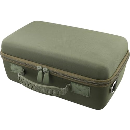 Camera Case Compatible with Canon EOS Rebel T7/T100/R50/R100/R5/R6 V//R6 Mark II DSLR Camera with 18-55mm Lens,Sony,Nikon DSLR Camera Protective Case with Shoulder Strap (Army Green Case) - color: Army Green Case