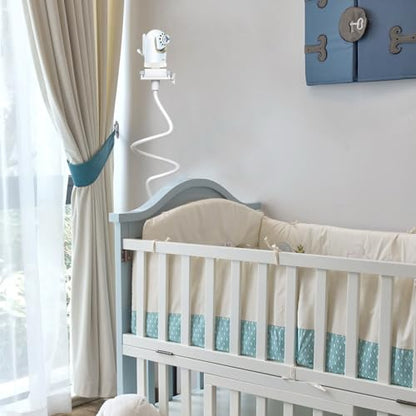 Baby Camera Mount Flexible Baby Monitor Holder Stan Shelf Compatible with Infant Optics DXR-8 and DXR-8 PRO Baby Monitor,Any Cameras with 1/4" Screw Stan(33.4 inch/Camera Not Included) - size: 33" for Infant Optics DXR-8 and DXR-8 PRO