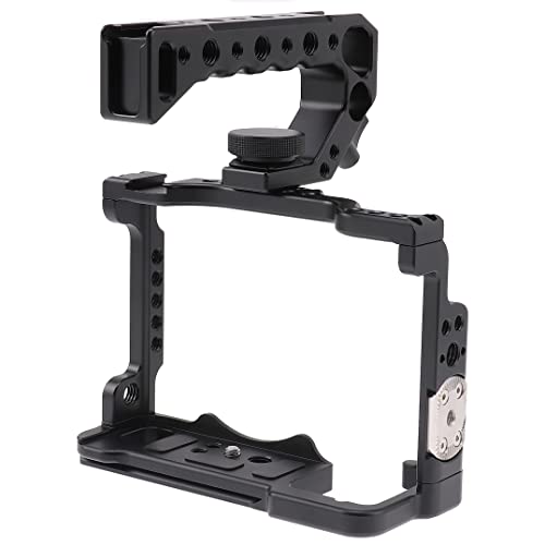 A7 IV Cage Support, Hersmay Camera Cage with Top Handle for Sony A7 IV / A7S III Full Frame mirrorless Camera - size: For Sony A7IV/ A7SIII