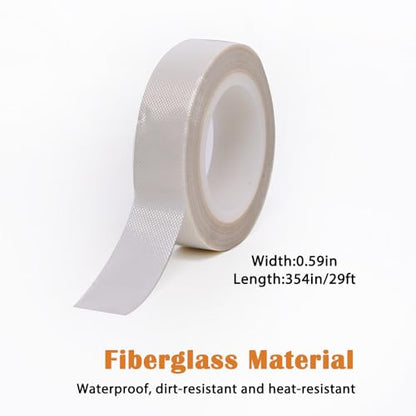 Led Light Strip Tape 0.59inx29ft Light Dimming Masking Cover Soften Lighting Blocking Sticker, 2 PCS