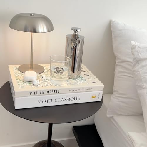 Book Shape Decorative Cable Management Box - Expandable Cable Organizer Box with Magnetic Closure for Home & Office (William Morris, Slim) - color: William Morris, size: Slim