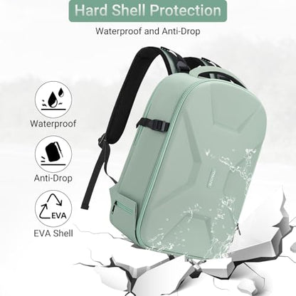 MOSISO Camera Backpack, DSLR/SLR/Mirrorless Photography Backpack, Camera Bag with Tripod Holder&15.6 inch Laptop Compartment&Rain Cover Compatible with Canon/Nikon/Sony/DJI Mavic Drone, Antique Green - color: Antique Green
