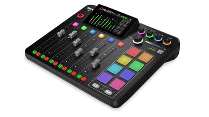 RØDE RØDECaster Pro II All-in-One Production Solution for Podcasting, Streaming, Music Production and Content Creation,Black | Integrated Studio for Podcasting and Streaming, 4 Neutrik Combo Inputs, Revolution Preamps, Aphex Processing, Dual USB-C - color