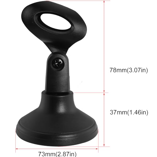 Desktop Mini Microphone Stand Holder Adjustable Portable Desktop Table Mic Stand Holder 180 Degree Adjustment For Live Streaming Online Meetings Computer Chats