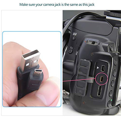 Replacement USB Camera Transfer Data Sync Charging Cable Cord for Nikon Coolpix A300, A10, A100, L29, L31, L32, UC-e16 UC-E23, UC-E17, Nikon Camera SLR DSLR D3300 D750 D5300 D7200 D3200 & More