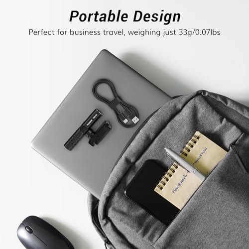TONOR USB Conference Microphone for Laptop, Adjustable Computer PC Mic with Mute Button & LED Indicator, Microfono for Zoom Skype, 200 cm/78inch Cable, Plug-Play for MacOS Windows, TM310